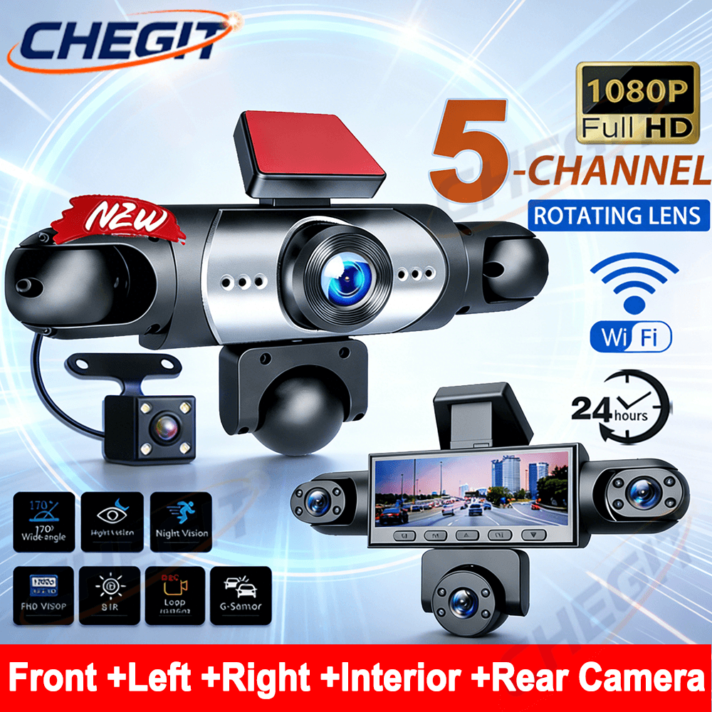 2026 NEW 3/5Camera Car DVR 108 - Panoramic Dash Cam 360 ulasan dan harga