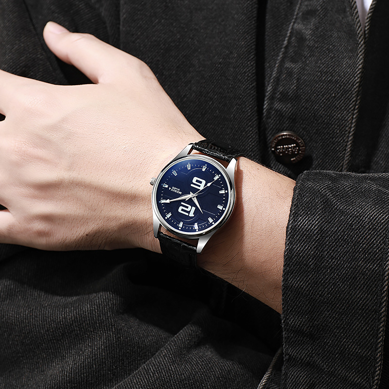 Luxury Men's Quartz Watch Blue - Smart Watch Kids ulasan dan harga