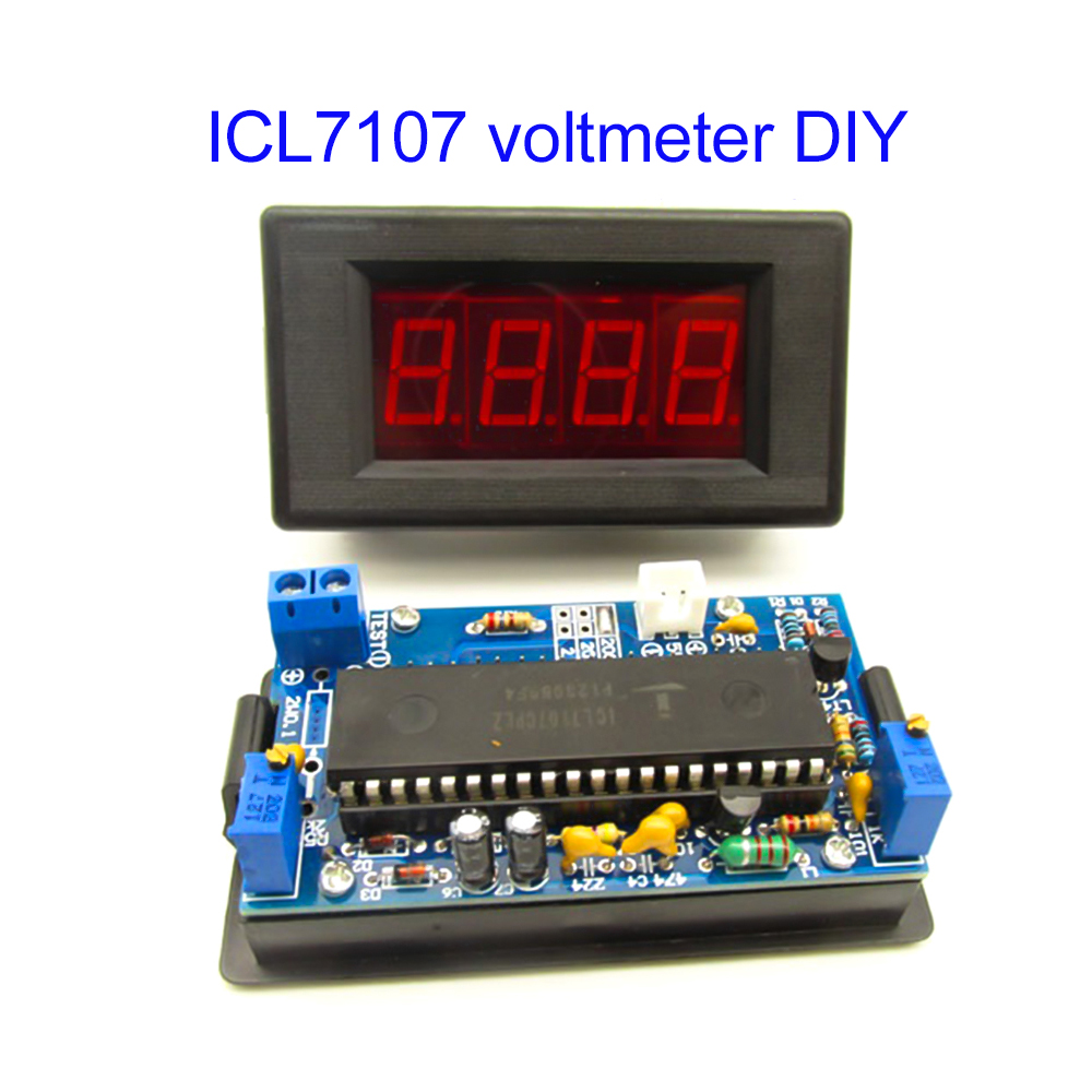 ICL7107 Voltmeter DIY Kit Part - Diy Electronics Gadgets ulasan dan harga