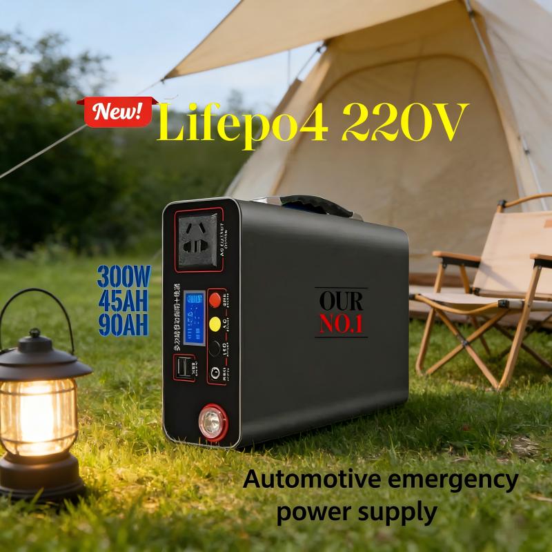 90Ah 220Vportable power 300W   - Solar Powered Charger ulasan dan harga