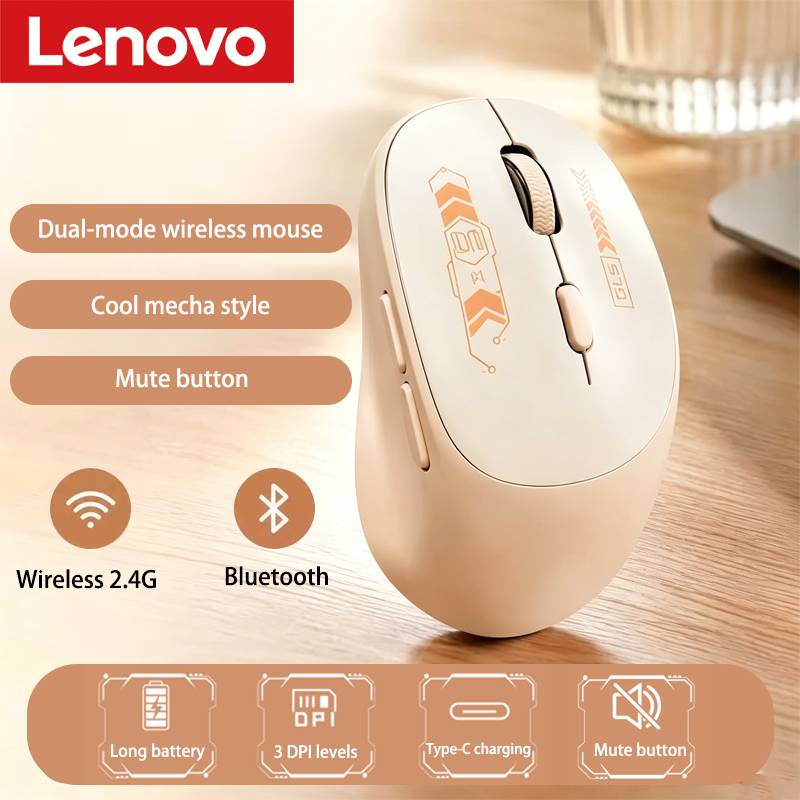 Lenovo 2.4G Wireless Bluetooth - Auto Mouse Mover ulasan dan harga