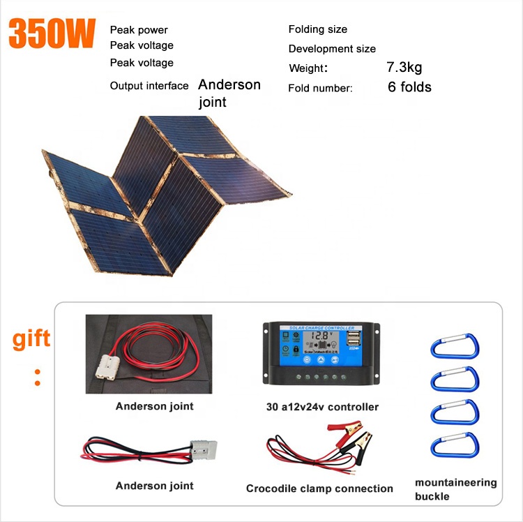 350W Flexible Monocrystalline  - Solar Powered Charger ulasan dan harga