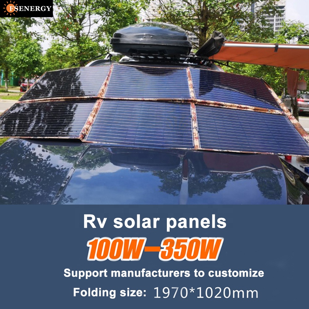 350W Flexible Monocrystalline  - Solar Powered Charger ulasan dan harga