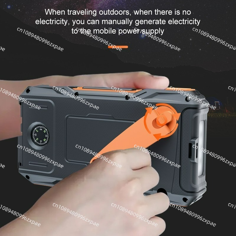 Solar Power Bank 10000mAh Hand - Solar Powered Charger ulasan dan harga