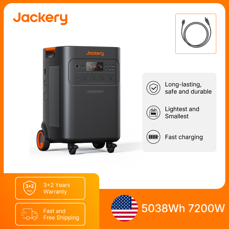 Jackery Explorer 5000 Plus wit - Solar Powered Charger ulasan dan harga