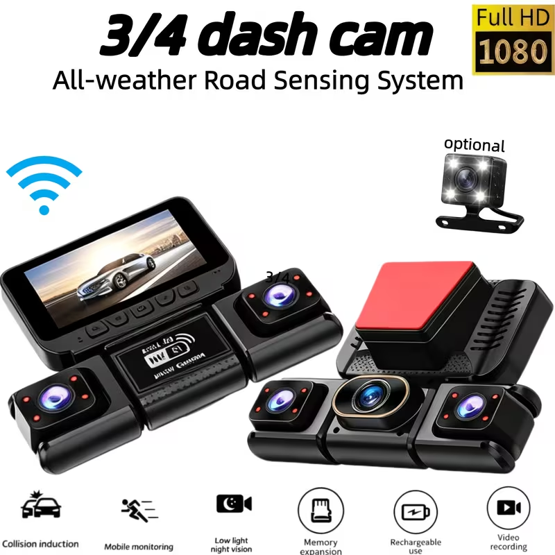 3/4CH WiFi 360° Panoramic Dash - Panoramic Dash Cam 360 ulasan dan harga