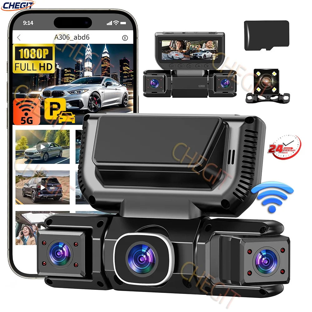 360 Degrees 4 Camera Front Lef - Panoramic Dash Cam 360 ulasan dan harga