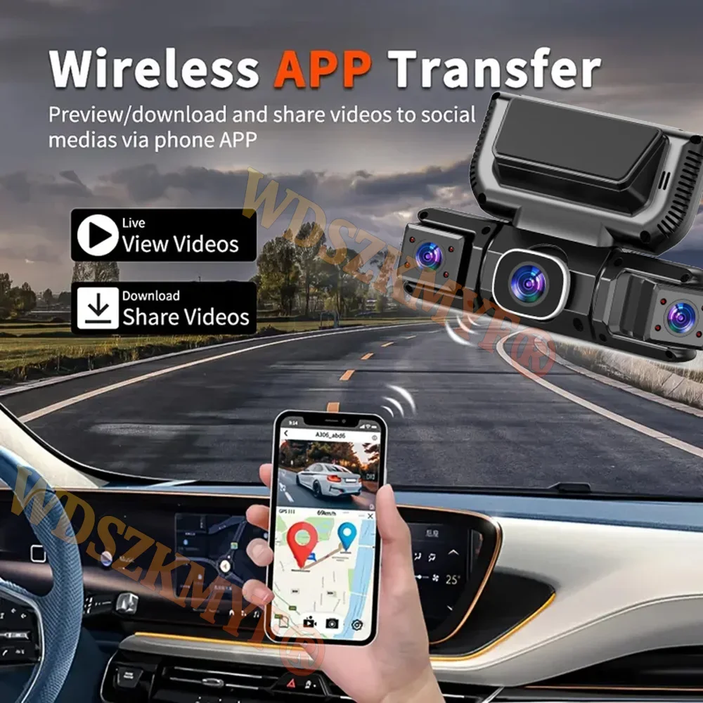 360 Degrees 4 Camera Front Lef - Panoramic Dash Cam 360 ulasan dan harga
